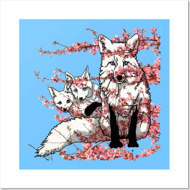 Spring Fox Wall Art by Astrablink7